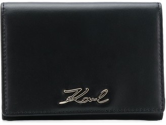 Karl Lagerfeld Paris Signature fold wallet