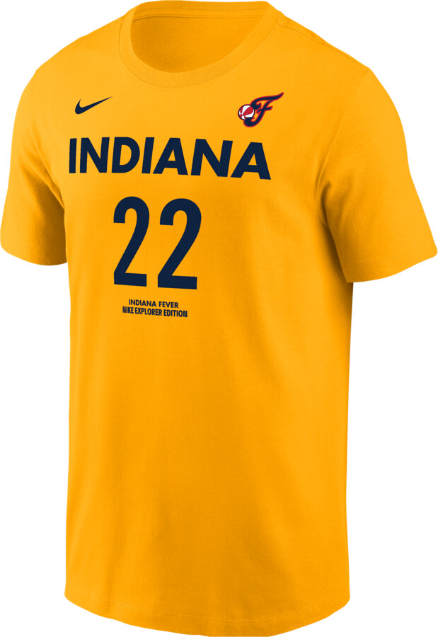 Caitlin Clark Indiana Fever Nike Men's WNBA T-Shirt in Yellow | M11332IFCC-GLD