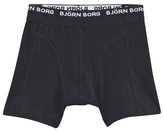 Thumbnail for your product : Bjorn Borg Black and Blue Three Pack Stripe Boxer Shorts