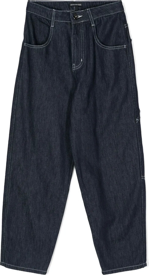 Emporio Armani Kids J95 tapered jeans