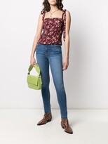 Thumbnail for your product : Frame Le High Skinny Raw Edge jeans