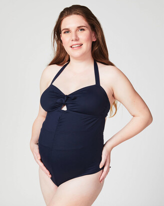 Cake Maternity Women's Blue One-Piece Swimsuit - Mineral Maternity Swimsuit (for B-DD Cups)