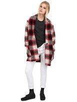 Thumbnail for your product : Etoile Isabel Marant Plaid Wool Flannel Coat