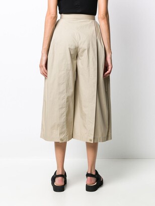 Issey Miyake Pre-Owned 1970s Cotton Pleated Trousers