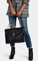 Thumbnail for your product : Saint Laurent Women's Monogram Loulou Large Leather Shoulder Bag - Black