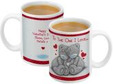 Thumbnail for your product : Me To You Personalised Valentines Mug