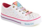 Thumbnail for your product : Skechers Toddler Girl's 'Twinkle Toes - Shuffles' Light-Up Sneaker