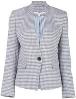 Thumbnail for your product : Veronica Beard Farley houndstooth dickey blazer