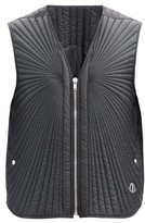 Thumbnail for your product : Moncler + Rick Owens V-neck Quilted Down Gilet - Black