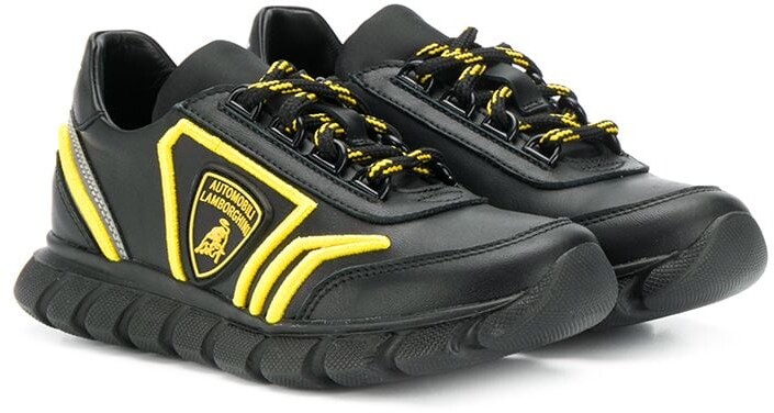 Oral console ratio Bumper Lamborghini patch sneakers - ShopStyle Boys' Shoes