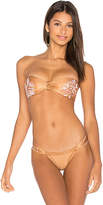 Thumbnail for your product : Ale By Alessandra Maldives Embroidered Bandeau Top