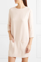 Thumbnail for your product : The Row Marina Crepe Mini Dress - Ecru