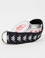 Thumbnail for your product : Kappa 222 Banda logo belt 3.5 in black