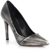 Thumbnail for your product : Proenza Schouler Snake Print Metallic Leather Pumps