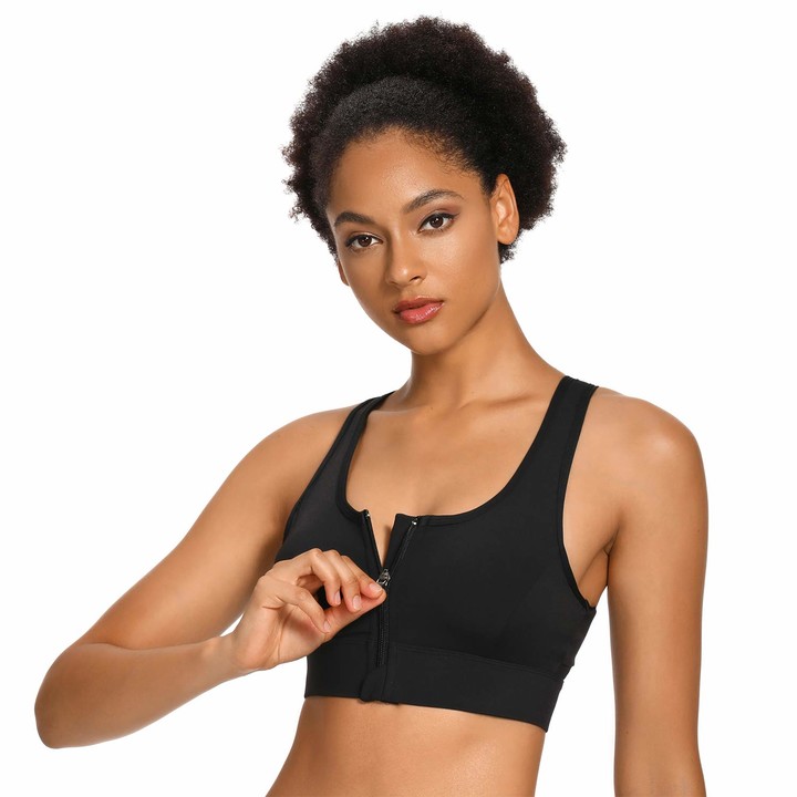 zip up workout crop top