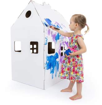 Kid-Eco Cardboard Toys Kid Eco Playhouse White