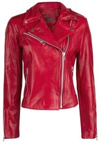 Thumbnail for your product : MANGO Leather biker jacket