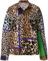 Thumbnail for your product : Pierre Louis Mascia Pierre-Louis Mascia leopard print shirt jacket