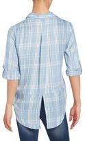 Thumbnail for your product : Saks Fifth Avenue RED Riley Plaid Hi-Lo Shirt