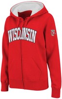 Thumbnail for your product : Colosseum Women's Stadium Athletic Cardinal Wisconsin Badgers Arched Name Full-Zip Hoodie