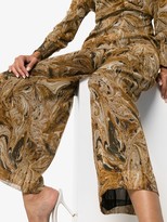 Thumbnail for your product : Nanushka Lotus marble print jumpsuit