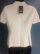 Thumbnail for your product : Brooks Brothers NWT Women's White Button Blazer / Suit Jacket - MSRP$298