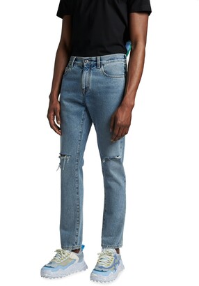 diagonal pocket jeans