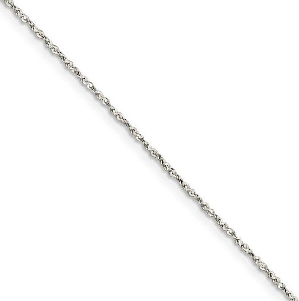Black Bow Jewelry Co. BlackBowJewelry0.5mm,SterlingSilver,TwistedSerpentineChain,20inch