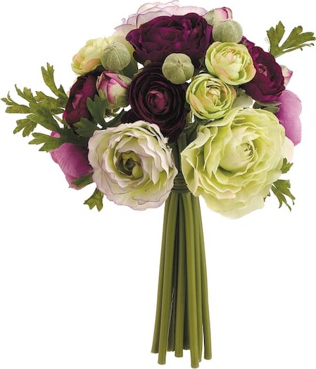 Allstate Purple & Green Ranunculus Bouquet By in Purple/Green