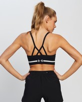 Thumbnail for your product : Under Armour Women's Black Crop Tops - UA Seamless Low Long Bra