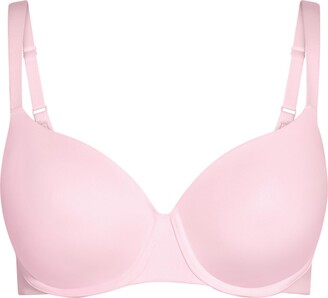 AVENUE | Women's Plus Size Smooth Caress Print Bra - pink - 44C