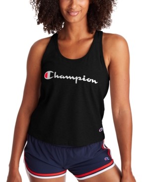 champion logo tank tops