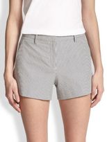 Thumbnail for your product : Theory Kasim Biscay Striped Seersucker Shorts