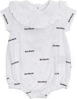 Thumbnail for your product : Balmain Kids Bodysuit With Logo Unisex White