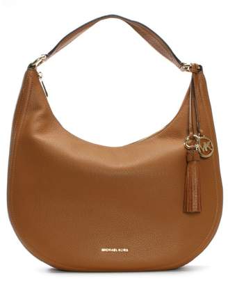 Michael Kors Lydia Large Acorn Tumbled Leather Hobo Bag
