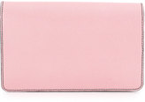 Thumbnail for your product : Fendi Monster Leather Flap Wallet-on-Chain, Pink/Black