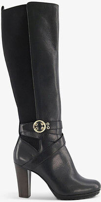 Dune Sabrena heeled knee-high leather boots