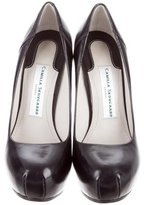 Thumbnail for your product : Camilla Skovgaard Leather Platform Pumps
