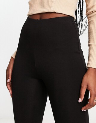ASOS DESIGN Hourglass leggings with high waist in black - ShopStyle