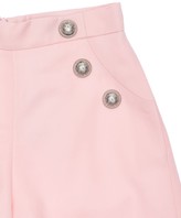 Thumbnail for your product : Balmain Wool Shorts W/ Buttons