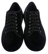 Thumbnail for your product : Chanel Velvet Low-Top Sneakers