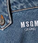 Thumbnail for your product : MSGM Denim midi skirt