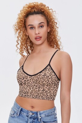 Forever 21 Seamless Leopard Cropped Cami - ShopStyle