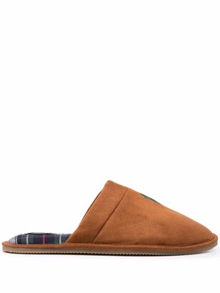 polo ralph lauren classic pony scuff slippers