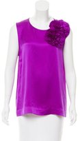 Thumbnail for your product : Kate Spade Sleeveless Silk Top