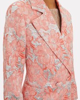Thumbnail for your product : Hofmann Copenhagen Daria Double-Breasted Brocade Blazer