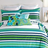 Thumbnail for your product : Trina Turk Huntington Stripe Medallion Decorative Pillow, 10" x 20"
