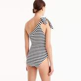 Thumbnail for your product : J.Crew Long torso one-shoulder one-piece swimsuit in classic stripe