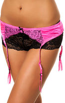 Thumbnail for your product : *Intimates Boutique The Eye Catching Eyelace Garter Belt in Pink Satin