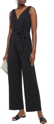 Tart Collections Belted Wrap-effect Stretch-modal Jumpsuit